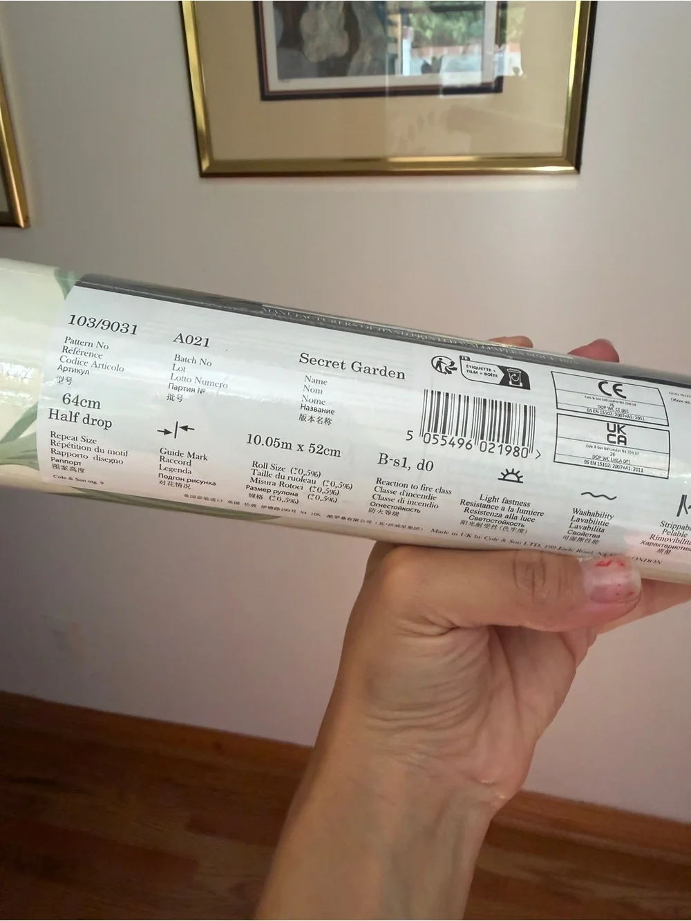 Cole & Son Secret Garden Wallpaper NWT